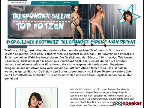 mehr Information : Billiger Telefonsex